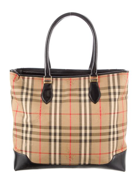 burberry nylon nova check tote